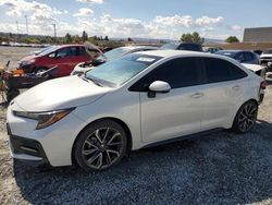 Salvage cars for sale at Mentone, CA auction: 2021 Toyota Corolla SE