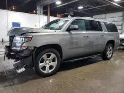 Chevrolet salvage cars for sale: 2017 Chevrolet Suburban K1500 LT