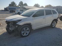 Salvage cars for sale at Prairie Grove, AR auction: 2016 Toyota Highlander Limited