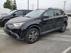 Salvage cars for sale from Copart Rancho Cucamonga, CA: 2017 Toyota Rav4 LE