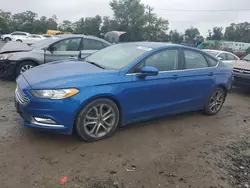 Salvage cars for sale from Copart Baltimore, MD: 2017 Ford Fusion SE