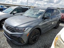 Volkswagen Tiguan se r-line Black salvage cars for sale: 2022 Volkswagen Tiguan SE R-LINE Black