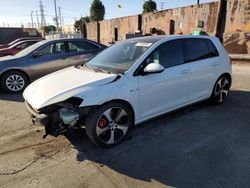 Volkswagen gti salvage cars for sale: 2017 Volkswagen GTI S/SE