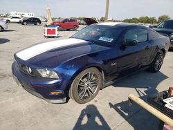 Salvage cars for sale at Grand Prairie, TX auction: 2012 Ford Mustang GT