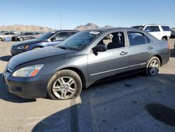 Salvage cars for sale at North Las Vegas, NV auction: 2006 Honda Accord EX