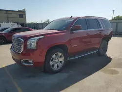 Salvage cars for sale at Wilmer, TX auction: 2015 GMC Yukon SLT