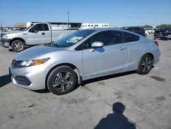 Salvage cars for sale at Grand Prairie, TX auction: 2015 Honda Civic EX