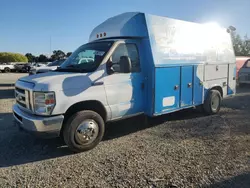 Salvage trucks for sale at Antelope, CA auction: 2015 Ford Econoline E450 Super Duty Cutaway Van