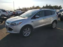 Salvage cars for sale at Denver, CO auction: 2014 Ford Escape Titanium