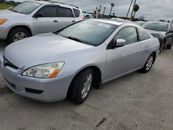 Vehiculos salvage en venta de Copart Riverview, FL: 2003 Honda Accord EX