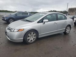 Honda salvage cars for sale: 2007 Honda Civic LX