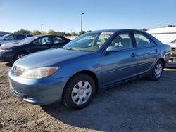 Salvage cars for sale at Sacramento, CA auction: 2002 Toyota Camry LE