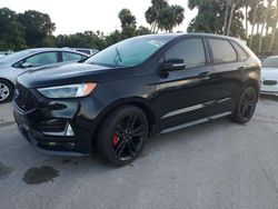 Salvage cars for sale at Riverview, FL auction: 2019 Ford Edge ST