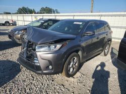 Salvage cars for sale at Montgomery, AL auction: 2018 Toyota Highlander Limited