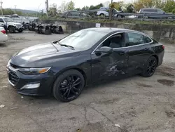 Chevrolet salvage cars for sale: 2021 Chevrolet Malibu LT