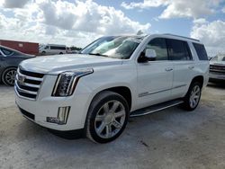 Salvage cars for sale at Arcadia, FL auction: 2016 Cadillac Escalade Luxury