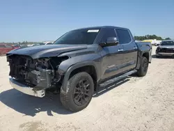 Salvage cars for sale at Houston, TX auction: 2023 Toyota Tundra Crewmax Limited