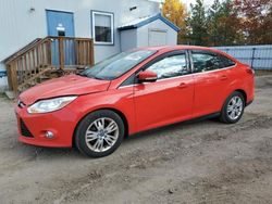 Salvage cars for sale from Copart Lyman, ME: 2012 Ford Focus SEL