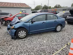 Honda salvage cars for sale: 2009 Honda Civic VP