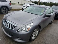 Salvage cars for sale at Riverview, FL auction: 2012 Infiniti G37 Base