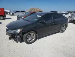 Salvage cars for sale at Temple, TX auction: 2019 Hyundai Elantra SEL