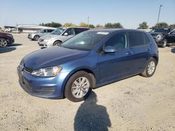 Salvage cars for sale at Sacramento, CA auction: 2015 Volkswagen Golf