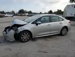 Salvage cars for sale at Orlando, FL auction: 2021 Toyota Corolla LE