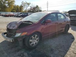 Honda salvage cars for sale: 2008 Honda Civic LX