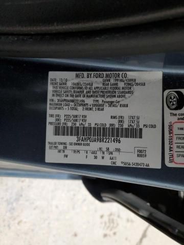 2011 Ford Fusion SEL