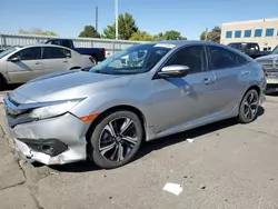 Salvage cars for sale at Littleton, CO auction: 2016 Honda Civic Touring