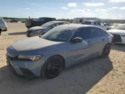 Salvage cars for sale from Copart San Antonio, TX: 2024 Honda Civic Sport