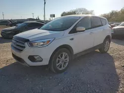 Salvage cars for sale from Copart Oklahoma City, OK: 2019 Ford Escape SE