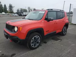 Salvage cars for sale from Copart Portland, OR: 2017 Jeep Renegade Trailhawk