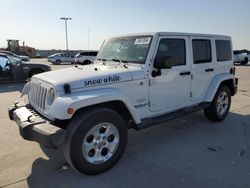 Salvage cars for sale at Wilmer, TX auction: 2015 Jeep Wrangler Unlimited Sahara