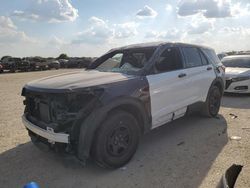 Salvage cars for sale at San Antonio, TX auction: 2022 Ford Explorer Police Interceptor