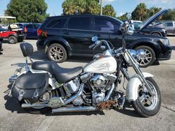 Salvage motorcycles for sale at Riverview, FL auction: 2001 Harley-Davidson Flstf