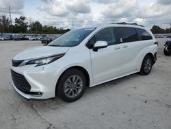 Toyota salvage cars for sale: 2022 Toyota Sienna XLE