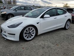 Tesla Model 3 salvage cars for sale: 2022 Tesla Model 3