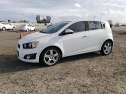 Chevrolet salvage cars for sale: 2016 Chevrolet Sonic LTZ