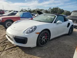 Salvage cars for sale at Riverview, FL auction: 2017 Porsche 911 Turbo