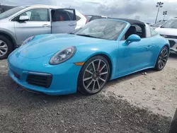 Salvage cars for sale at Riverview, FL auction: 2017 Porsche 911 Targa S