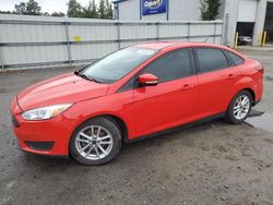 Salvage cars for sale at Savannah, GA auction: 2015 Ford Focus SE