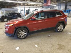 Salvage cars for sale at Wheeling, IL auction: 2015 Jeep Cherokee Limited