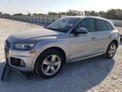 Salvage cars for sale at New Braunfels, TX auction: 2018 Audi Q5 Premium