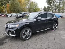 Salvage cars for sale at Portland, OR auction: 2021 Audi Q5 Sportback Premium Plus