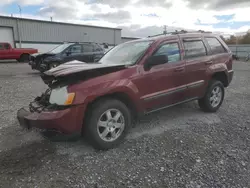 Salvage cars for sale at Leroy, NY auction: 2008 Jeep Grand Cherokee Laredo