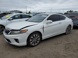 Honda Accord salvage cars for sale: 2013 Honda Accord EX