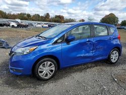 Nissan Vehiculos salvage en venta: 2017 Nissan Versa Note S