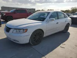 Salvage cars for sale at Wilmer, TX auction: 2009 Hyundai Azera SE