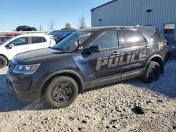 Carros salvage sin ofertas aún a la venta en subasta: 2019 Ford Explorer Police Interceptor